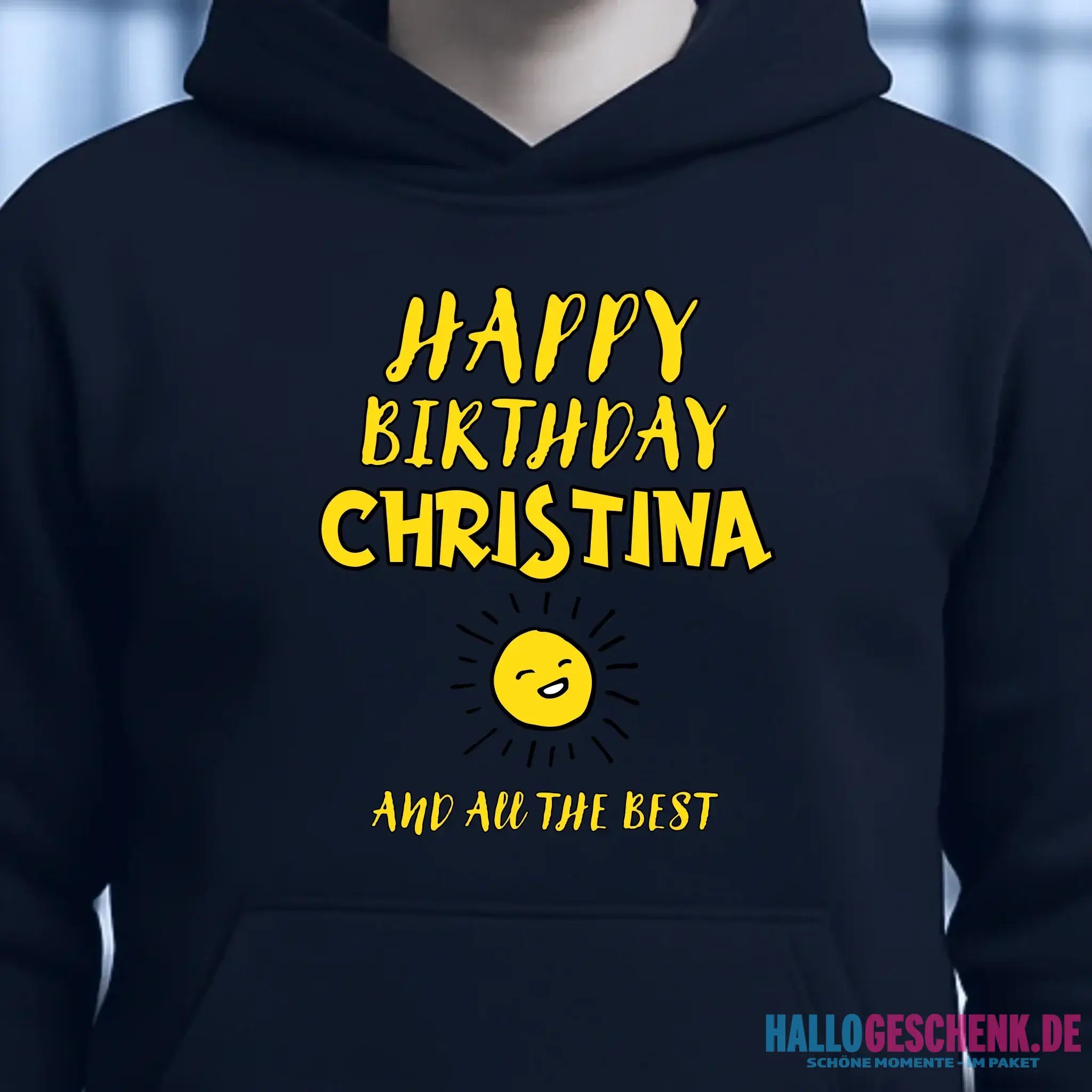 Zum Geburtstag mit/ohne Wunschname • Birthday Designer • Unisex Premium Hoodie XS-5XL aus Bio-Baumwolle für Damen & Herren • personalisiert