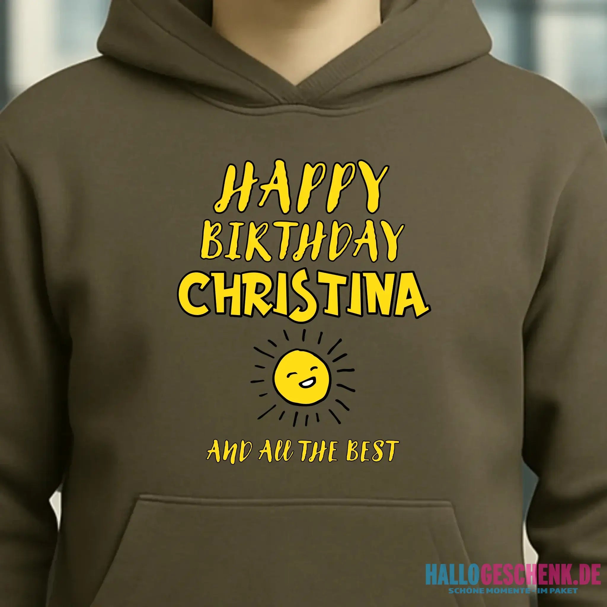 Zum Geburtstag mit/ohne Wunschname • Birthday Designer • Unisex Premium Hoodie XS-5XL aus Bio-Baumwolle für Damen & Herren • personalisiert