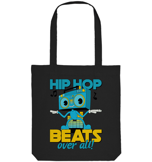 Hip Hop Beats over all! Motivprodukt - Organic Tote-Bag - HalloGeschenk.de