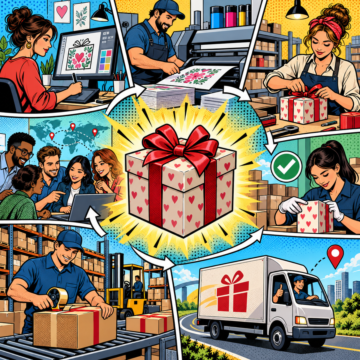 Unser Netzwerk - ein Blick hinter die Kulissen von HalloGeschenk.de