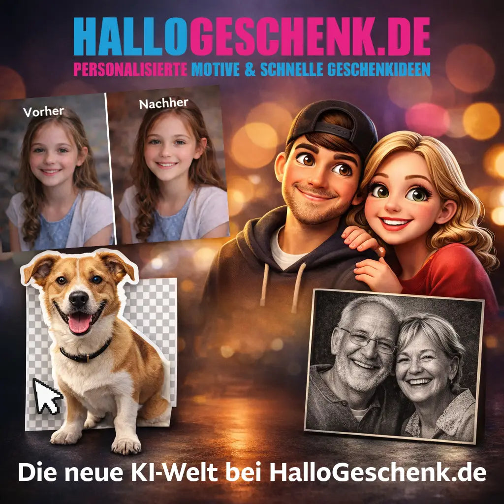 Die Zukunft personalisierter Geschenke beginnt jetzt - mit KI bei HalloGeschenk.de