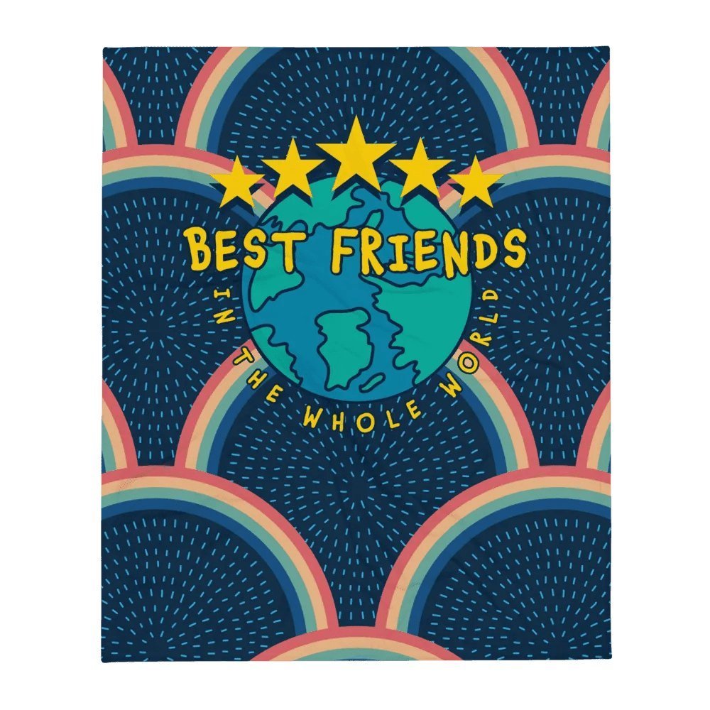 BEST FRIENDS Kuscheldecke