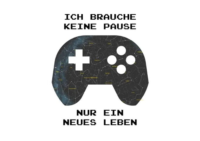 Echte Sternkarte als Controller + Text