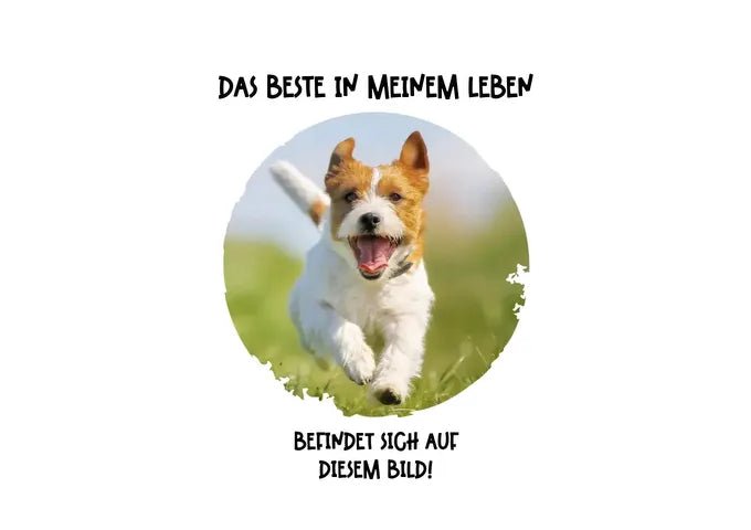 Dein Bild in Kreisform + Text