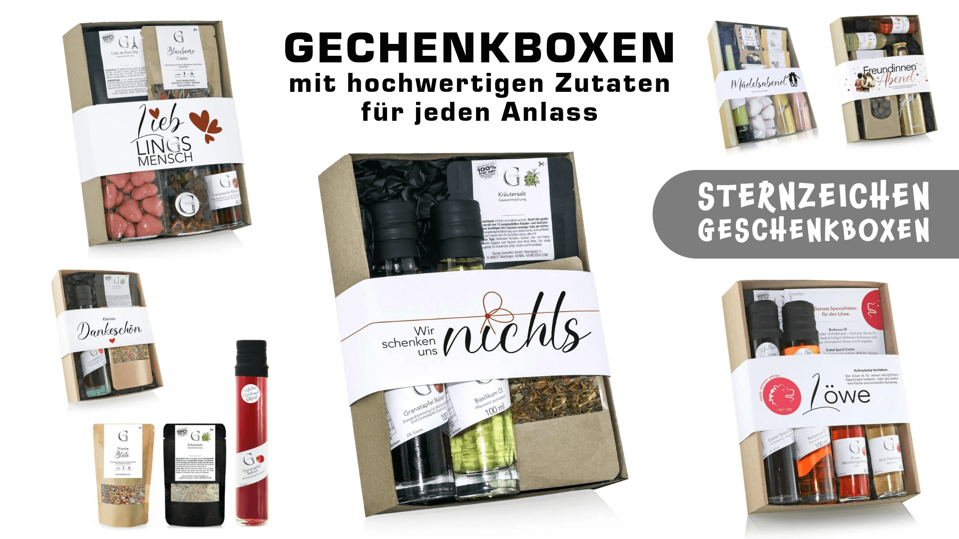 Geschenkboxen • Geschenkideen