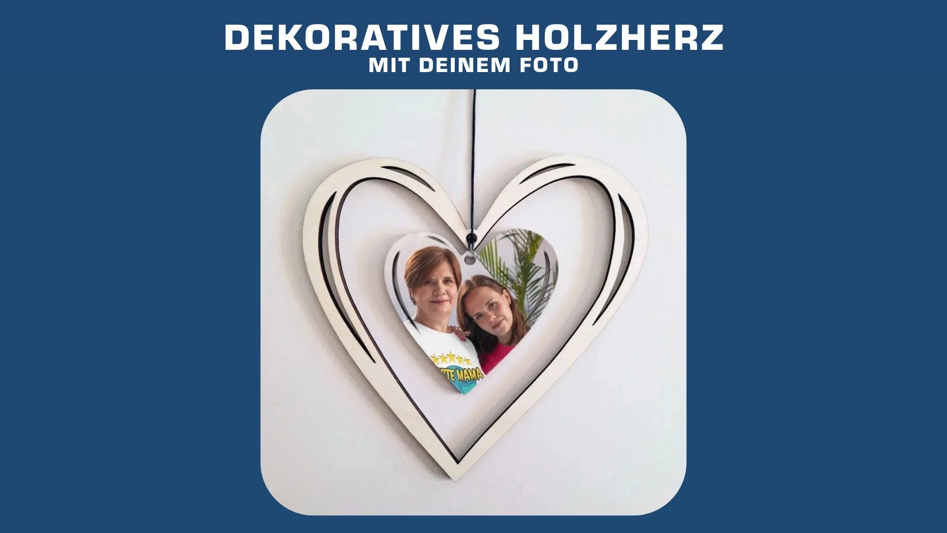 Holzherz - HalloGeschenk.de