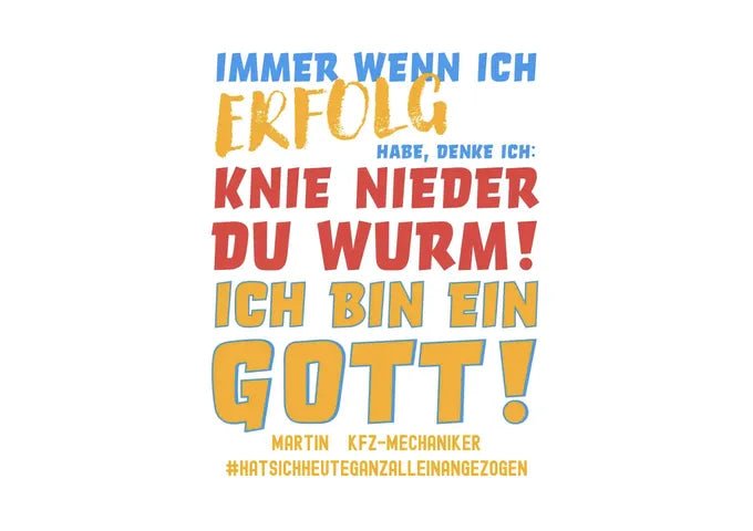Immer wenn ich Erfolg • Gott
