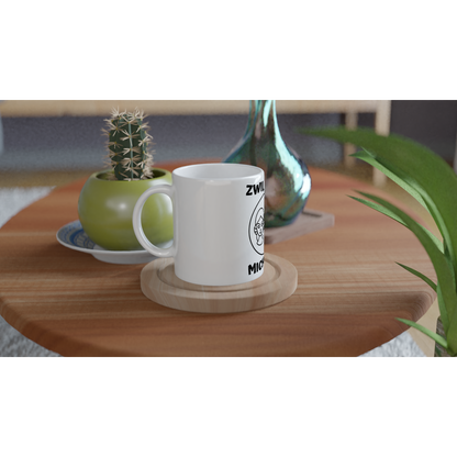 Mit 3D-Vorschau: 12 Sternzeichen mittig mit Name + personalisierten Sprüchen • zweifarbige Tasse