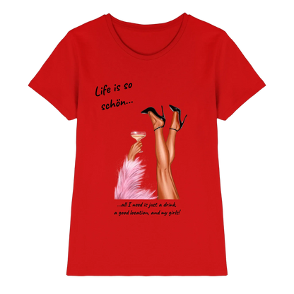 Ladies: Party-Beine • mehrere Artikel • ’Statement-Collection’ • Wunschtext • personalisierte Figuren - Premium Damen