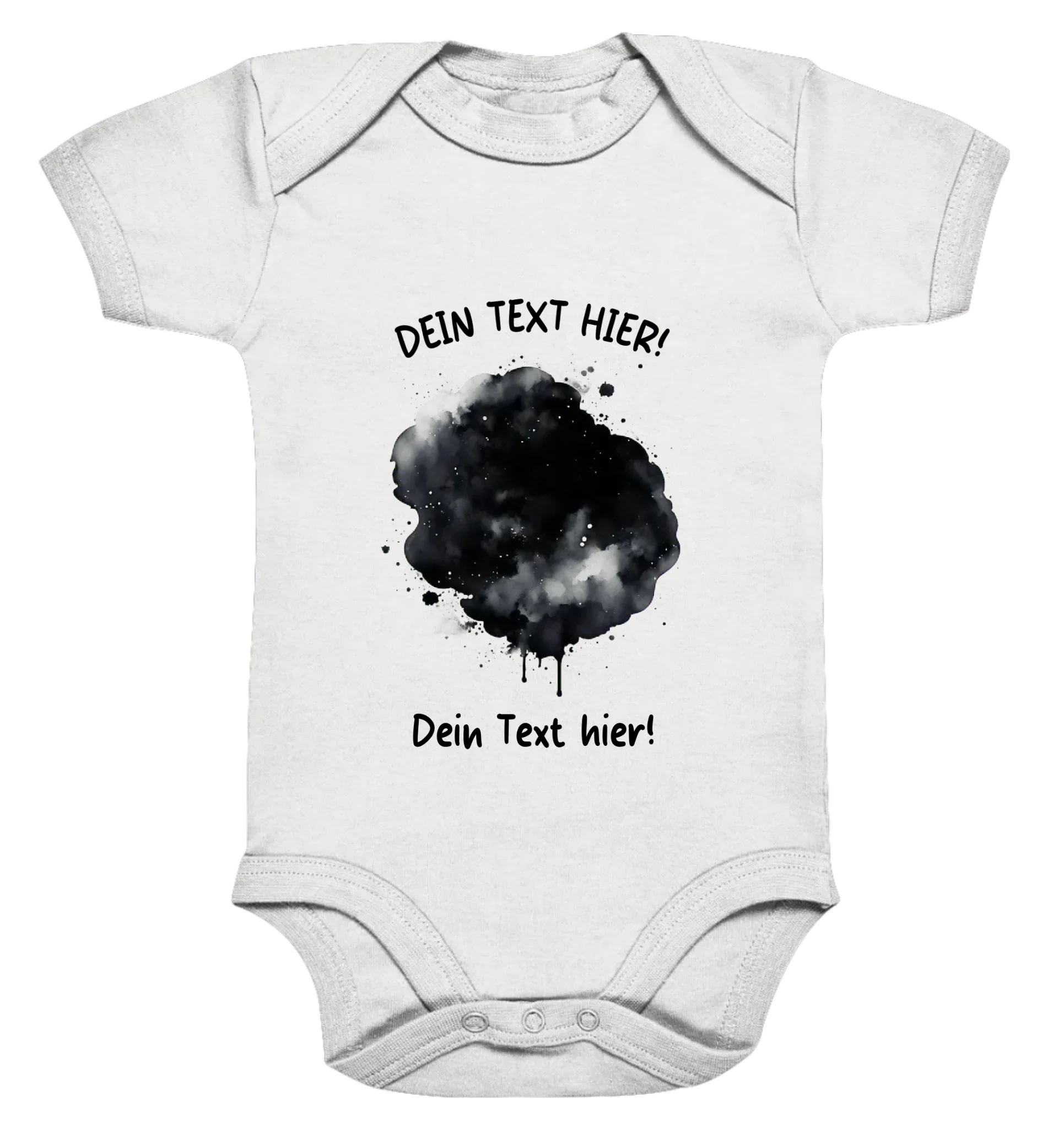KI-Cartoon-Effekt Splash • mehrere Artikel • ’Statement-Collection’ • Wunschtext • Mein Fotomotiv - Premium Baby