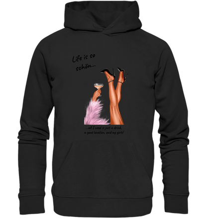 Ladies: Party-Beine • mehrere Artikel • ’Statement-Collection’ • Wunschtext • personalisierte Figuren - Unisex Hoodie