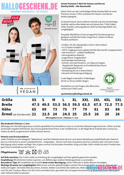 14 Bilder Collage mit deinen Fotos - Unisex Premium T-Shirt XS-5XL aus Bio-Baumwolle für Damen & Herren