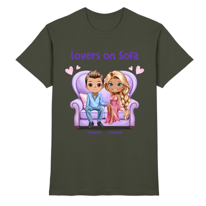 Lovers on Sofa: 2-4 Figuren (mw/mm/ww) • mehrere Artikel • ’Statement-Collection’ • Wunschtext • personalisierte