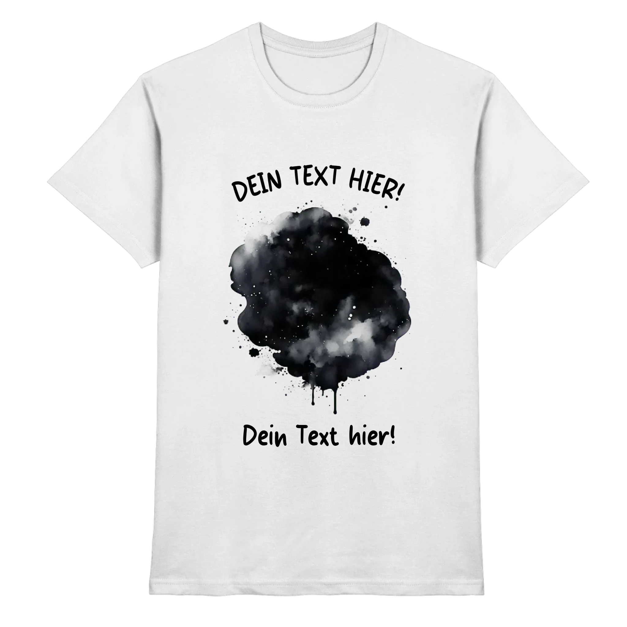 KI-Cartoon-Effekt Splash • mehrere Artikel • ’Statement-Collection’ • Wunschtext • Mein Fotomotiv - Premium Herren