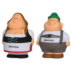Geschenkset "Wiesn-Paar" • Oktoberfest Bert + Berta inklusive • Quetschfigur • Anti Stress Figur • Ein tolles Geschenkset von HalloGeschenk.de