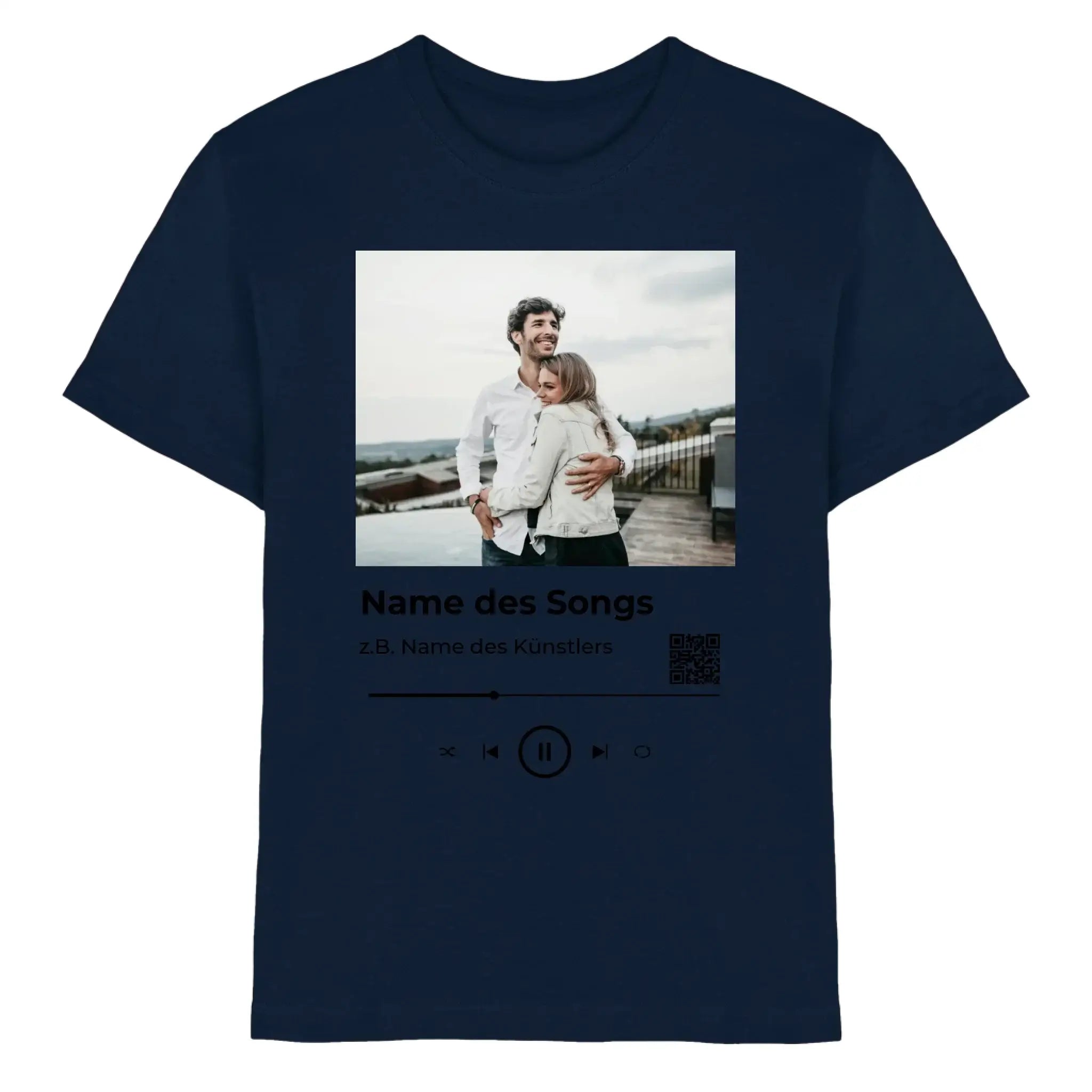 Spotify-Fotomotiv • mehrere Artikel • ’Statement-Collection’ • Wunschtext • Mein Fotomotiv - Premium Kinder T-Shirt