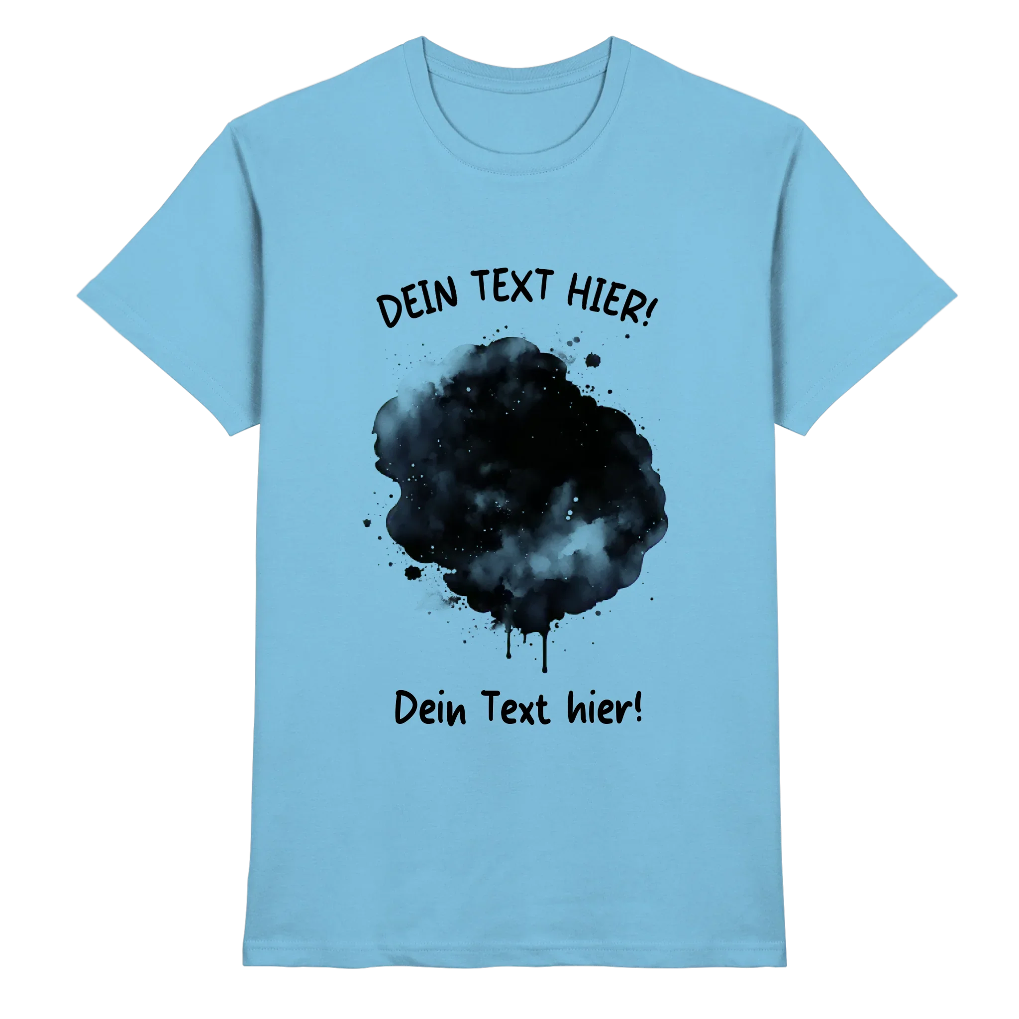 KI-Cartoon-Effekt Splash • mehrere Artikel • ’Statement-Collection’ • Wunschtext • Mein Fotomotiv - Premium Herren