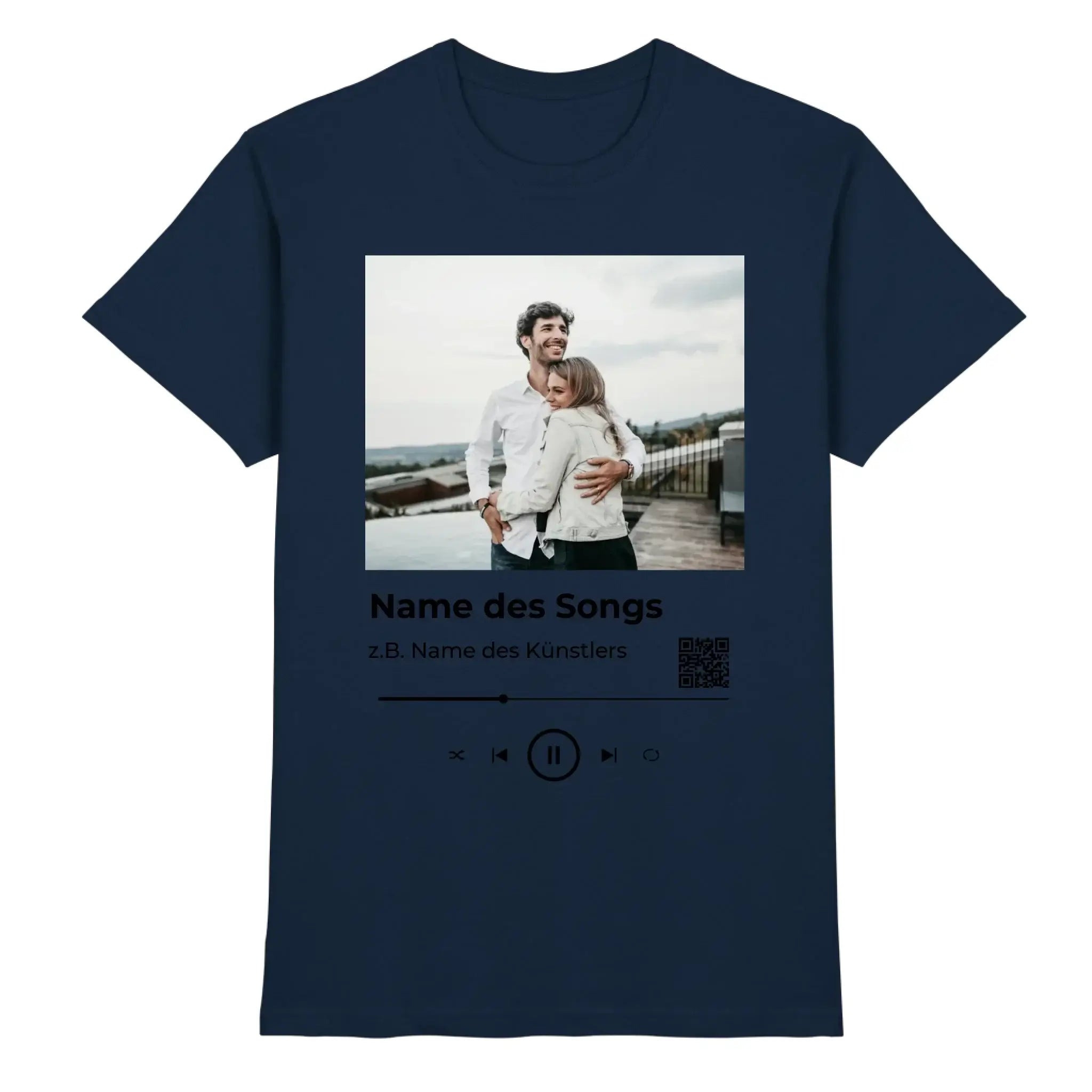 Spotify-Fotomotiv • mehrere Artikel • ’Statement-Collection’ • Wunschtext • Mein Fotomotiv - Premium Herren T-Shirt