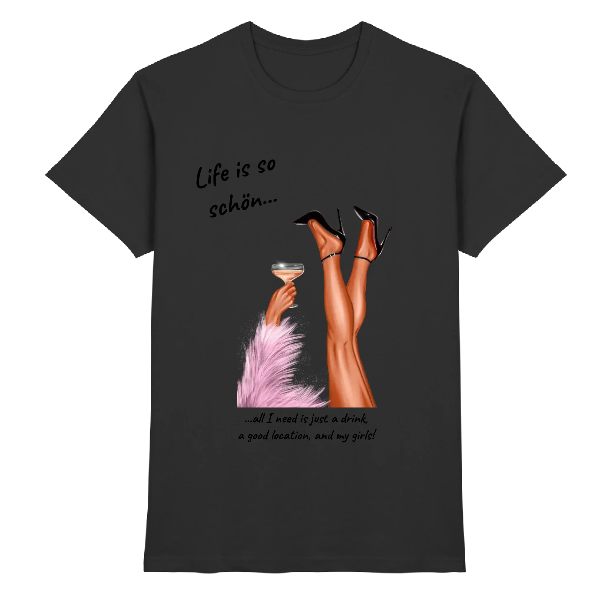 Ladies: Party-Beine • mehrere Artikel • ’Statement-Collection’ • Wunschtext • personalisierte Figuren - Premium Herren