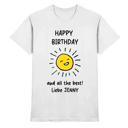 Geburtstag Motiv 4 • mehrere Artikel • ’Statement-Collection’ • Wunschtext • Mein - Premium Herren T-Shirt / White / XS