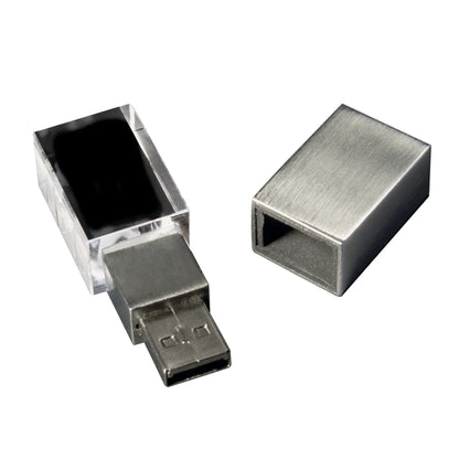 3D Foto USB Stick mit Beleuchtung 16GB • Lasergravur (personalisierbare Fotogeschenke) - Glas / personalisierbare