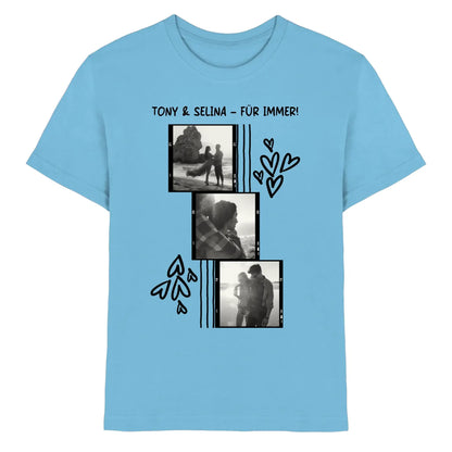 3er-Collage • mehrere Artikel • ’Statement-Collection’ • Wunschtext • Mein Fotomotiv - Premium Kinder T-Shirt