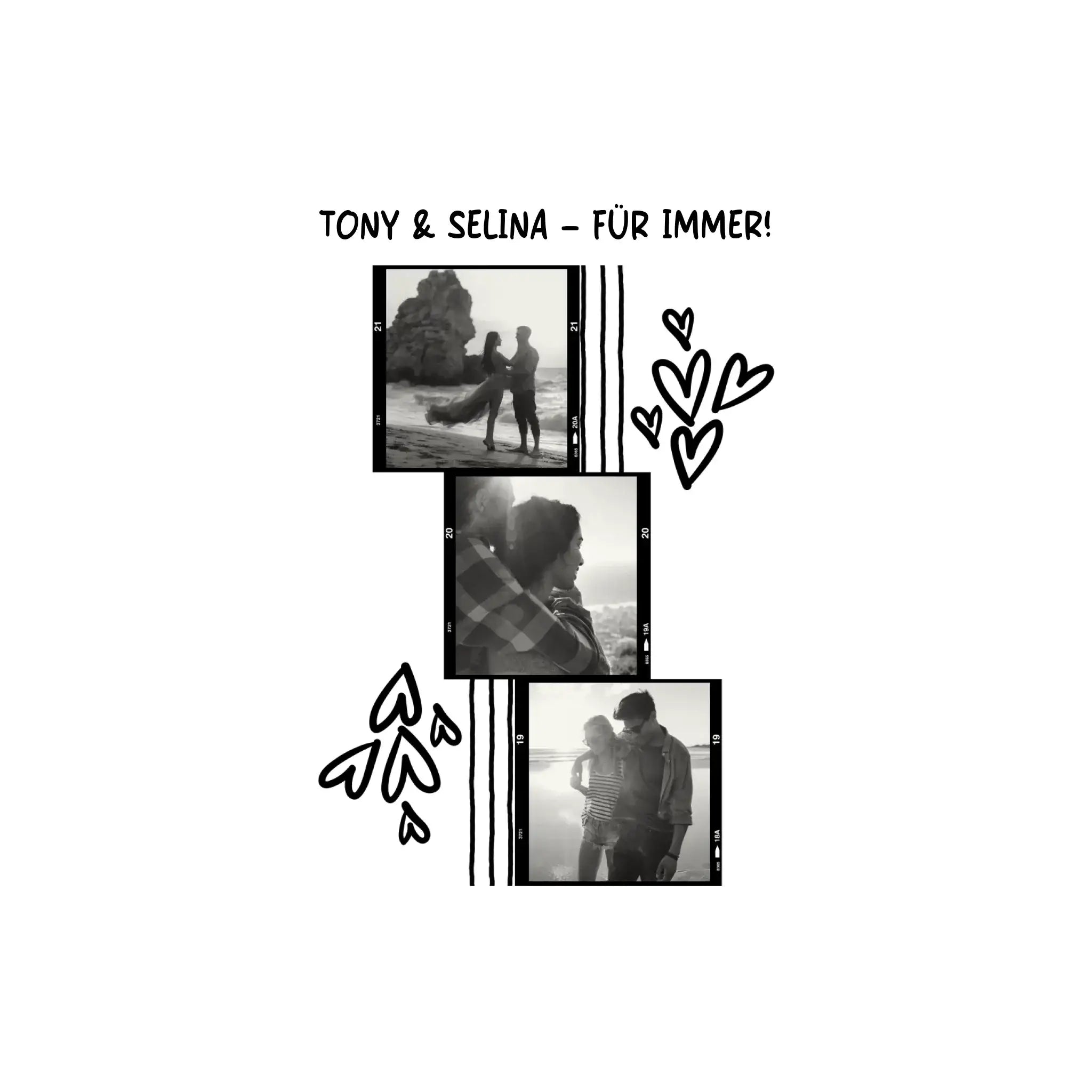 3er-Collage • mehrere Artikel • ’Statement-Collection’ • Wunschtext • Mein Fotomotiv - Motiv-Schreibtischunterlage