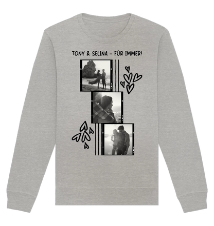 HalloGeschenk.de front-organic-basic-unisex-sweatshirt-c2c1c0-1116x