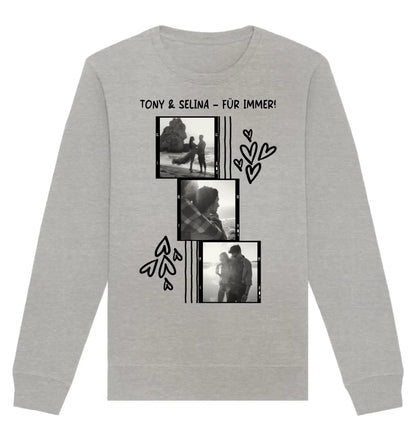 HalloGeschenk.de front-organic-basic-unisex-sweatshirt-c2c1c0-1116x