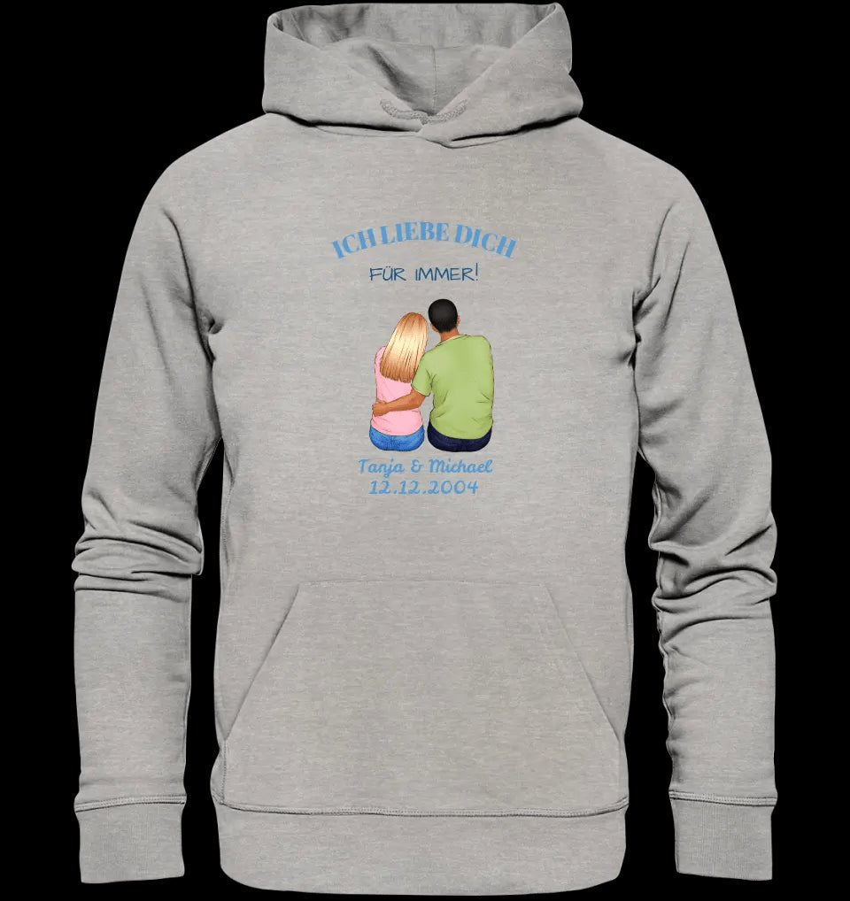 3in1: Paar Designer • Unisex Premium Hoodie XS-5XL aus Bio-Baumwolle für Damen & Herren • Exklusivdesign • personalisiert