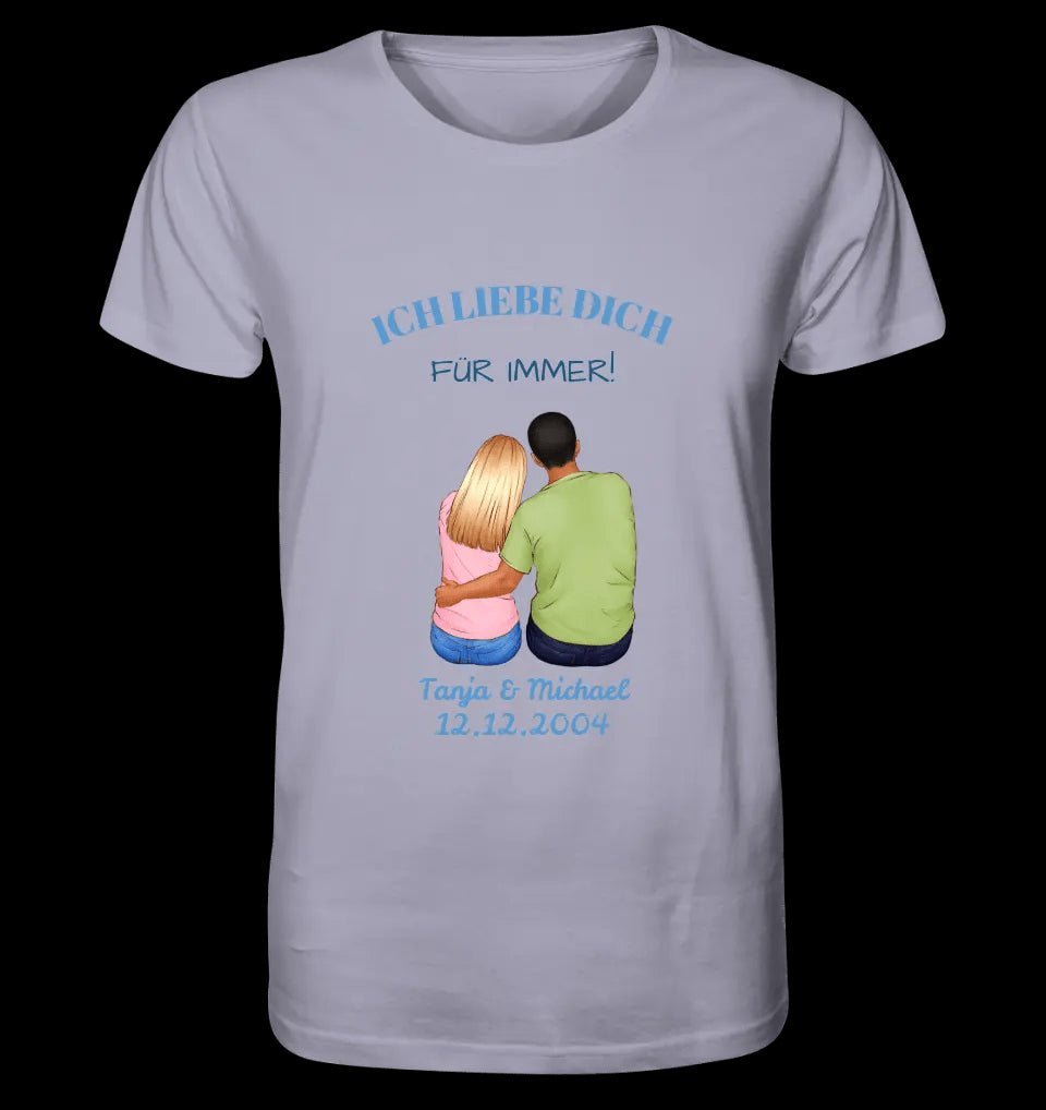 3in1: Paar Designer • Unisex Premium T-Shirt XS-5XL aus Bio-Baumwolle für Damen & Herren