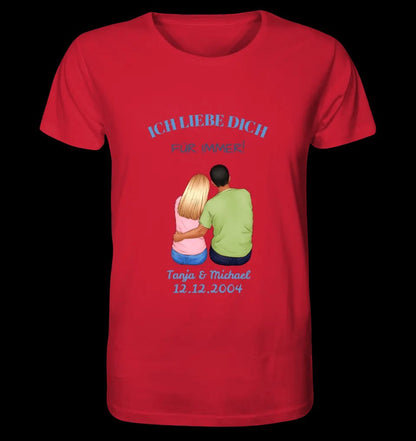 3in1: Paar Designer • Unisex Premium T-Shirt XS-5XL aus Bio-Baumwolle für Damen & Herren