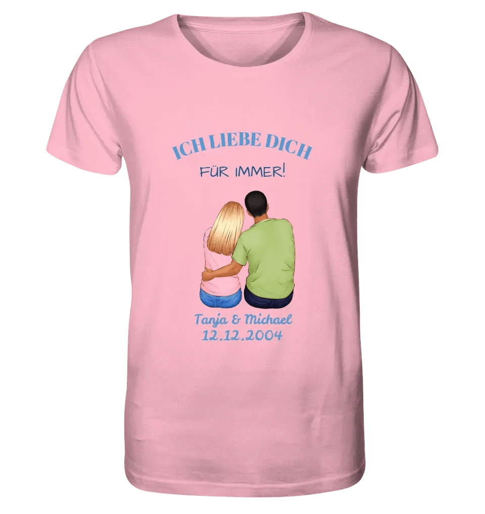 3in1: Paar Designer • Unisex Premium T-Shirt XS-5XL aus Bio-Baumwolle für Damen & Herren