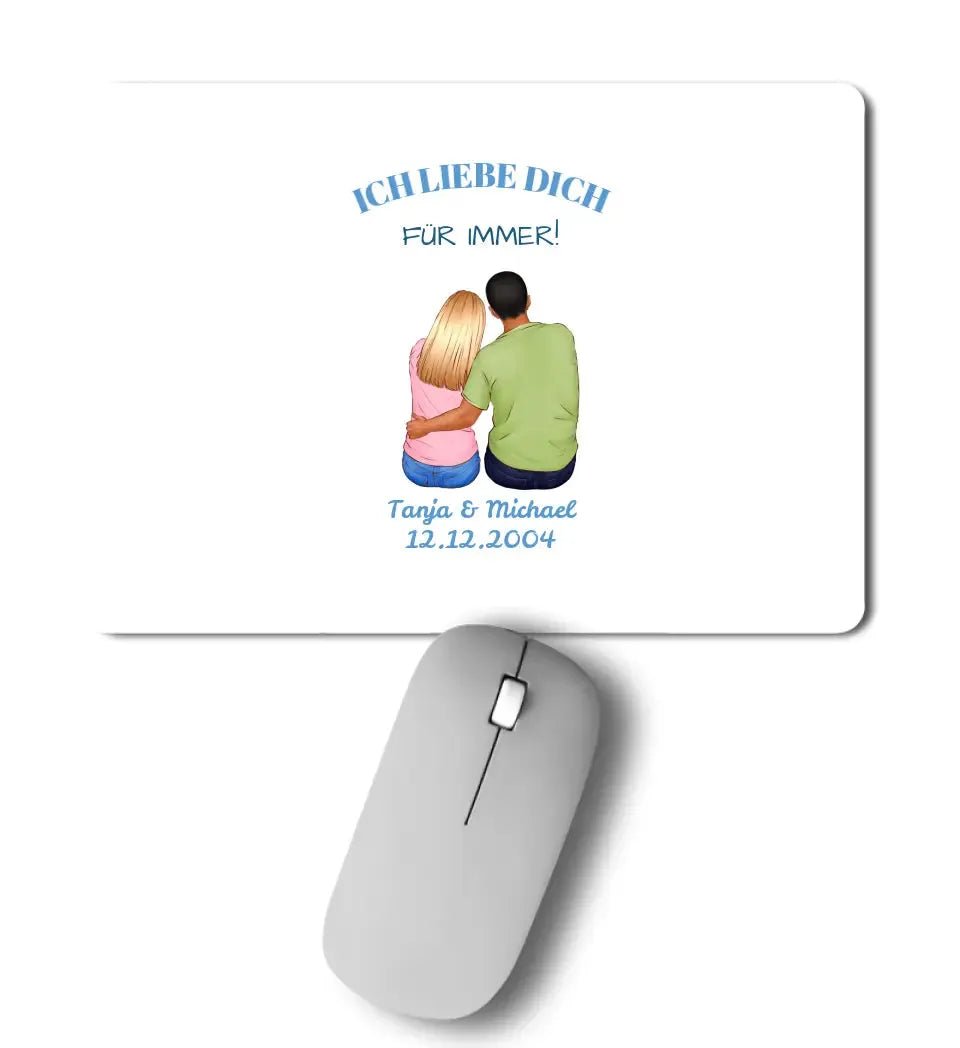 3in1: Paar Designer • Mousepad • Exklusivdesign • personalisiert