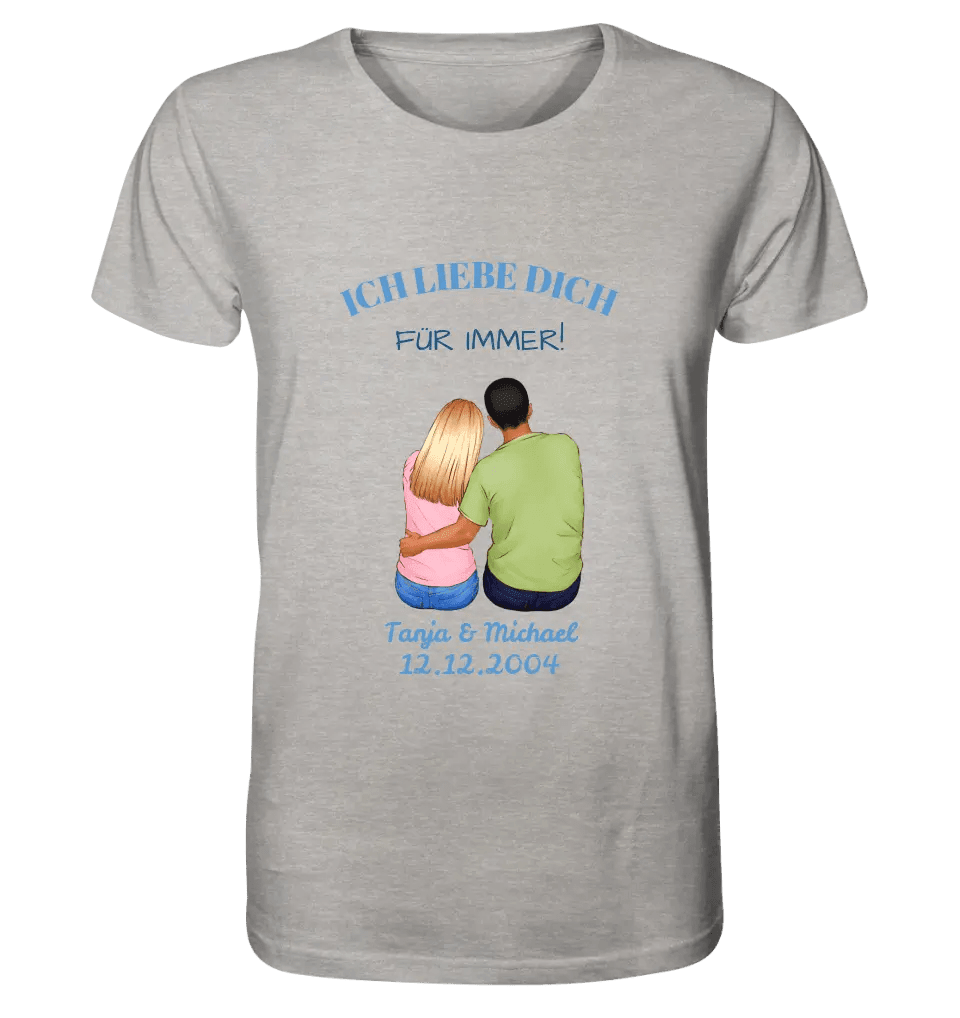 3in1: Paar Designer (personalisierbar) - Unisex Premium T - Shirt XS - 5XL aus Bio - Baumwolle für Damen & Herren - HalloGeschenk.de #geschenkideen# #personalisiert# #geschenk#