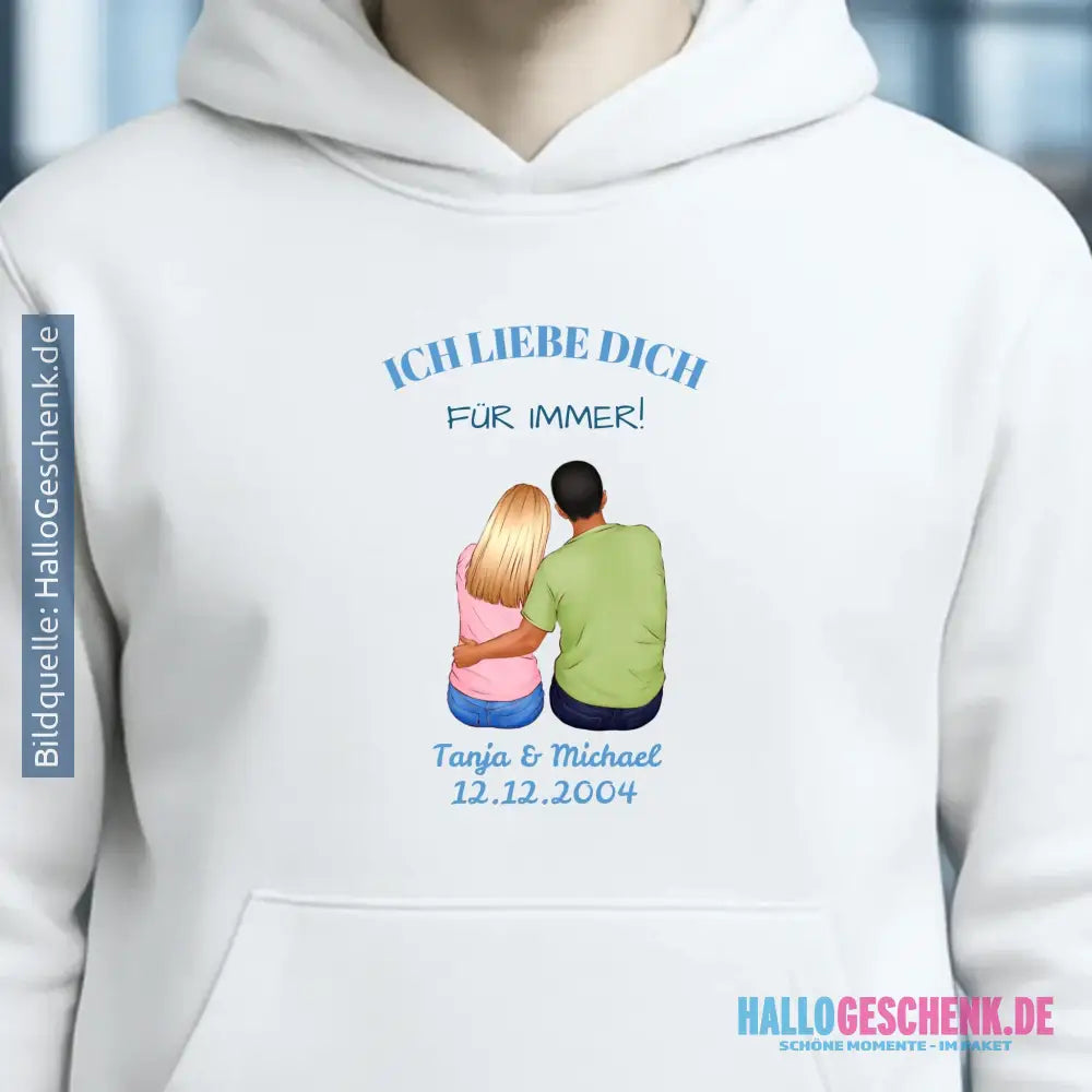 3in1: Paar Designer • Unisex Premium Hoodie XS-5XL aus Bio-Baumwolle für Damen & Herren • Exklusivdesign • personalisiert