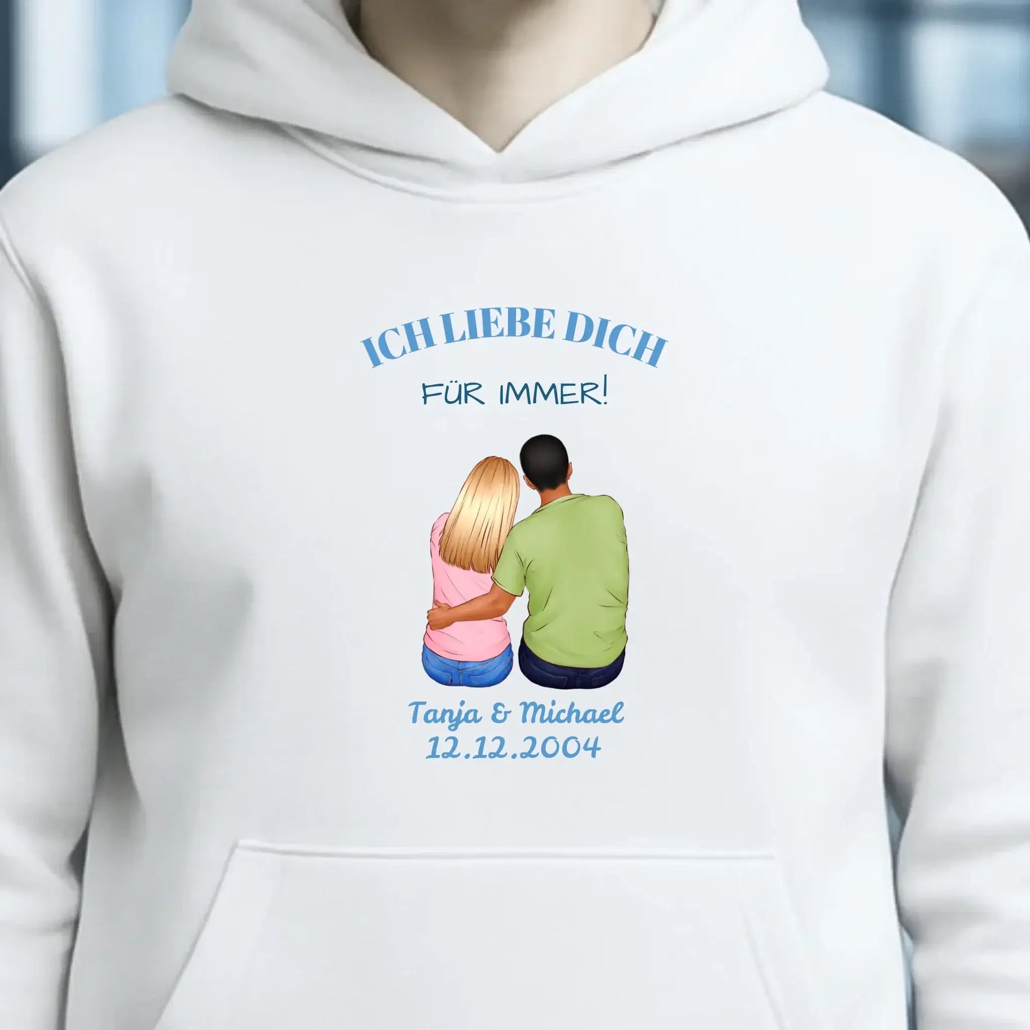 3in1: Paar Designer • Unisex Premium Hoodie XS-5XL aus Bio-Baumwolle für Damen & Herren • Exklusivdesign • personalisiert