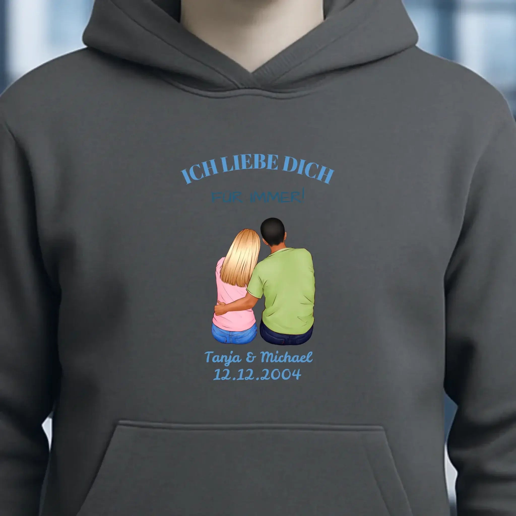 3in1: Paar Designer • Unisex Premium Hoodie XS-5XL aus Bio-Baumwolle für Damen & Herren • Exklusivdesign • personalisiert