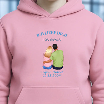 3in1: Paar Designer • Unisex Premium Hoodie XS-5XL aus Bio-Baumwolle für Damen & Herren • Exklusivdesign • personalisiert