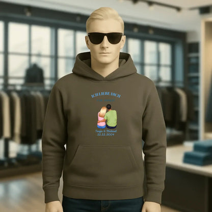 3in1: Paar Designer • Unisex Premium Hoodie XS-5XL aus Bio-Baumwolle für Damen & Herren • Exklusivdesign • personalisiert