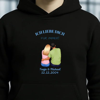 3in1: Paar Designer • Unisex Premium Hoodie XS-5XL aus Bio-Baumwolle für Damen & Herren • Exklusivdesign • personalisiert