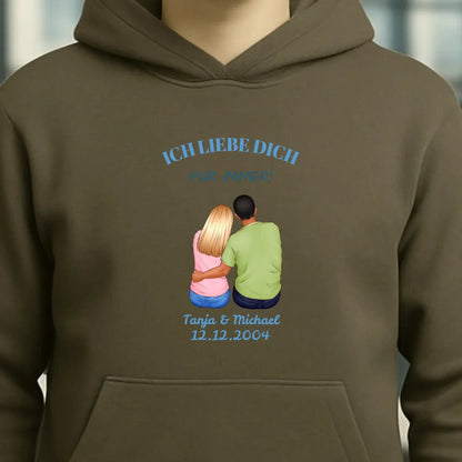 3in1: Paar Designer • Unisex Premium Hoodie XS-5XL aus Bio-Baumwolle für Damen & Herren • Exklusivdesign • personalisiert