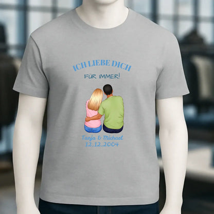 3in1: Paar Designer • Unisex Premium T-Shirt XS-5XL aus Bio-Baumwolle für Damen & Herren