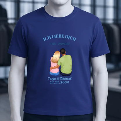 3in1: Paar Designer • Unisex Premium T-Shirt XS-5XL aus Bio-Baumwolle für Damen & Herren