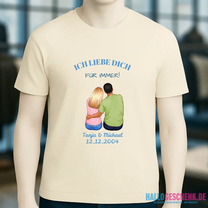 3in1: Paar Designer • Unisex Premium T-Shirt XS-5XL aus Bio-Baumwolle für Damen & Herren