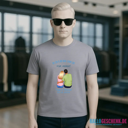 3in1: Paar Designer • Unisex Premium T-Shirt XS-5XL aus Bio-Baumwolle für Damen & Herren