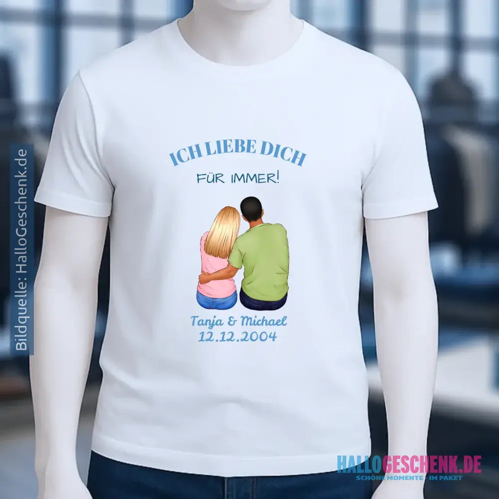 3in1: Paar Designer • Unisex Premium T-Shirt XS-5XL aus Bio-Baumwolle für Damen & Herren