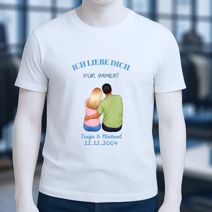 3in1: Paar Designer • Unisex Premium T-Shirt XS-5XL aus Bio-Baumwolle für Damen & Herren