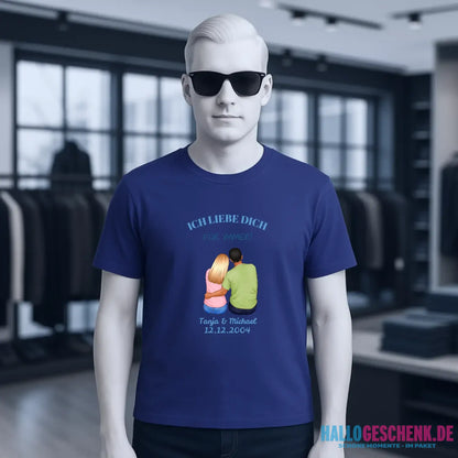 3in1: Paar Designer • Unisex Premium T-Shirt XS-5XL aus Bio-Baumwolle für Damen & Herren