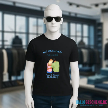 3in1: Paar Designer • Unisex Premium T-Shirt XS-5XL aus Bio-Baumwolle für Damen & Herren